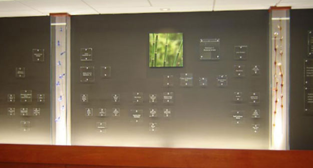 Donor Wall section